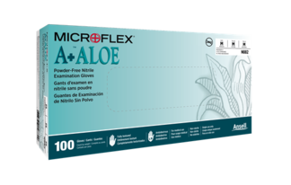 Product-image-Nitrile Gloves with Aloe