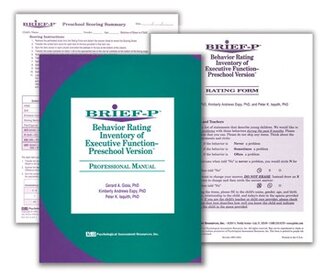 Product-image-Behavior Rating Instrument of Executive Function-Preschool (BRIEF-P)